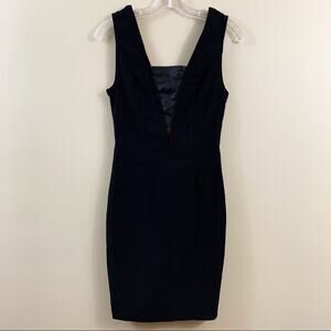 Mittoshop Black Sleeveless Bodycon Open Back Dress